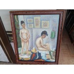 Средна картина масло на платно Испания - 3717